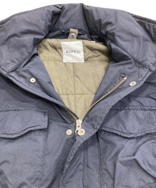 ASPESI（アスペジ）ASPESI (アスペジ) 中綿ライナー付M-65ミリタリージャケット ネイビー サイズ:Sの古着・服飾アイテム