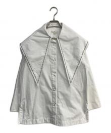 YORI（ヨリ）の古着「セーラーリボンシャツ　YR21-25007SP」｜ホワイト