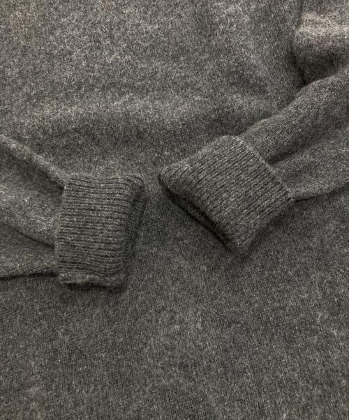 ATON（エイトン）ATON (エイトン) COOMA LAMBS WOOLニット　7082538 グレー サイズ:02の古着・服飾アイテム