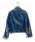 LEVI'S (リーバイス) 557 3rdデニムジャケット　ボタン裏O ビックE 均等V  インディゴ サイズ:-：65000円
