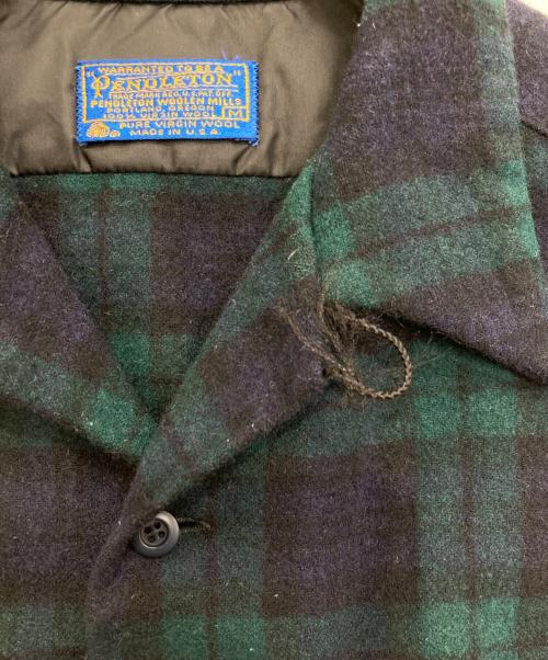 PENDLETON（ペンドルトン）PENDLETON (ペンドルトン) オープンカラーシャツ グリーン サイズ:Mの古着・服飾アイテム