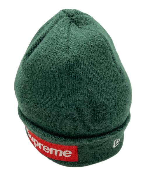 SUPREME（シュプリーム）Supreme (シュプリーム) New Era (ニューエラ) box logo beanie グリーンの古着・服飾アイテム