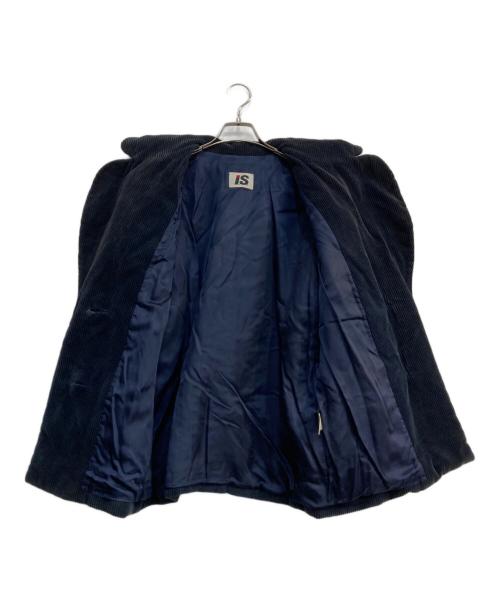 ISSEY MIYAKE（イッセイミヤケ）ISSEY MIYAKE (イッセイミヤケ) コーデュロイジャケット　70～80’s　IS14-FA008 ネイビー サイズ:Mの古着・服飾アイテム