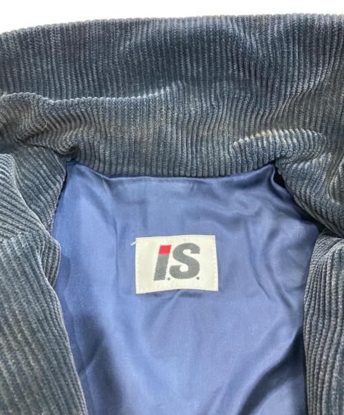 ISSEY MIYAKE（イッセイミヤケ）ISSEY MIYAKE (イッセイミヤケ) コーデュロイジャケット　70～80’s　IS14-FA008 ネイビー サイズ:Mの古着・服飾アイテム