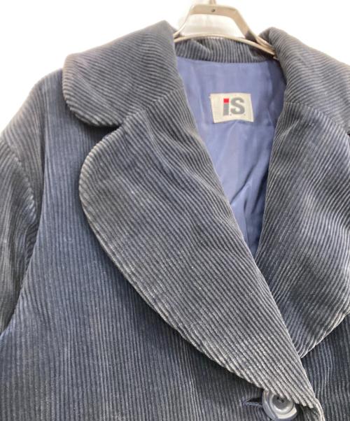 ISSEY MIYAKE（イッセイミヤケ）ISSEY MIYAKE (イッセイミヤケ) コーデュロイジャケット　70～80’s　IS14-FA008 ネイビー サイズ:Mの古着・服飾アイテム