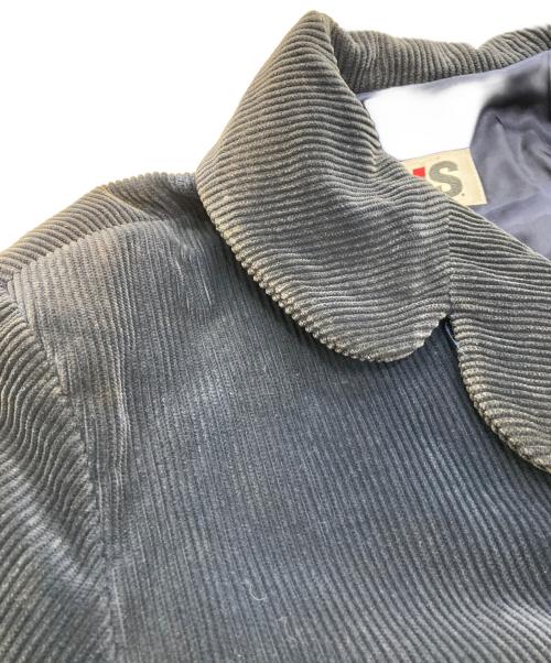 ISSEY MIYAKE（イッセイミヤケ）ISSEY MIYAKE (イッセイミヤケ) コーデュロイジャケット　70～80’s　IS14-FA008 ネイビー サイズ:Mの古着・服飾アイテム