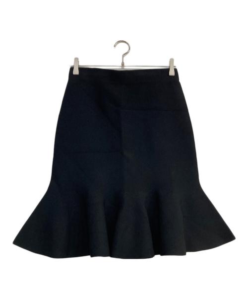 uncrave（アンクレイヴ）uncrave (アンクレイヴ) スムースニット ミニスカート ブラック サイズ:1の古着・服飾アイテム