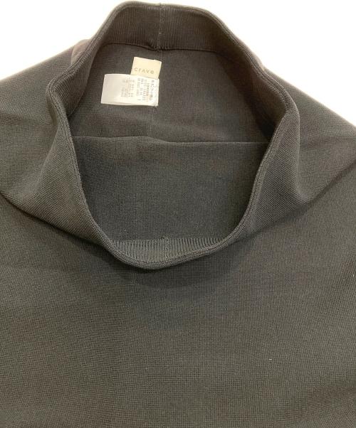uncrave（アンクレイヴ）uncrave (アンクレイヴ) スムースニット ミニスカート ブラック サイズ:1の古着・服飾アイテム