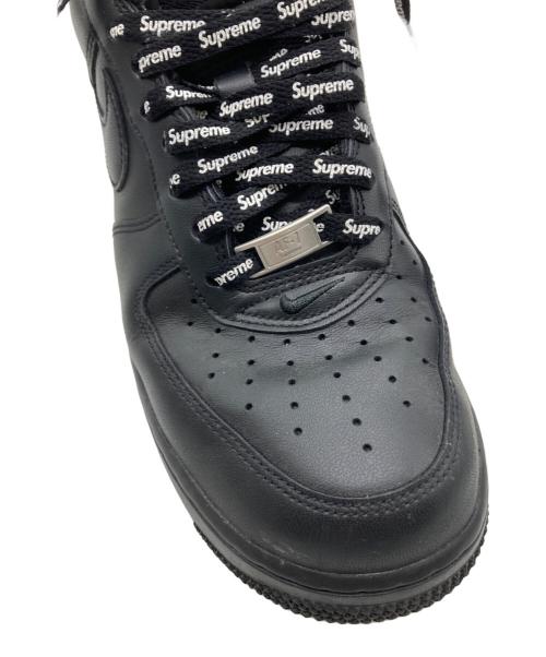 NIKE（ナイキ）NIKE (ナイキ) Supreme (シュプリーム) AIR FORCE 1 LOW/SUPREME ブラック サイズ:26cmの古着・服飾アイテム