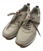 VOILE BLANCHEボイルブランシェ）の古着「レザーローカットスニーカー」｜ベージュ