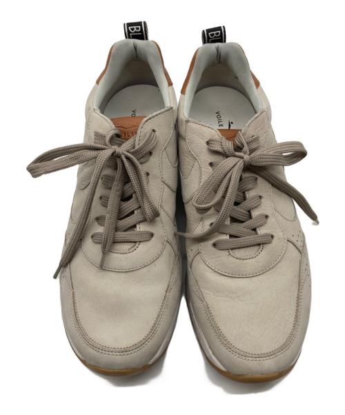 VOILE BLANCHE（ボイルブランシェ）VOILE BLANCHE (ボイルブランシェ) レザーローカットスニーカー ベージュ サイズ:42の古着・服飾アイテム