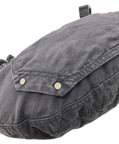 DIESEL（ディーゼル）DIESEL (ディーゼル) デニムショルダーバッグ ブラックの古着・服飾アイテム