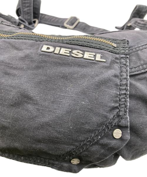DIESEL（ディーゼル）DIESEL (ディーゼル) デニムショルダーバッグ ブラックの古着・服飾アイテム