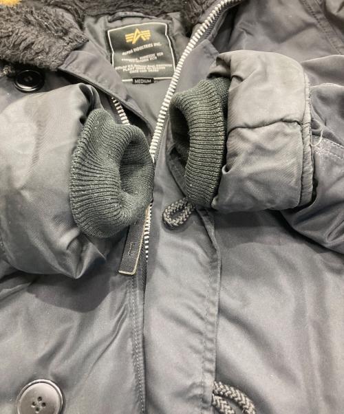 ALPHA（アルファ）ALPHA (アルファ) N-3Bタイプコート ブラック サイズ:Mの古着・服飾アイテム