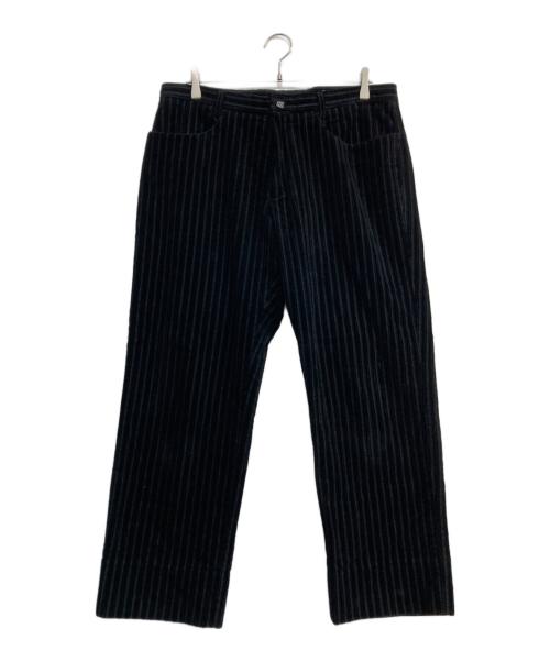 VERSACE（ヴェルサーチェ）VERSACE (ヴェルサーチェ) コーデュロイパンツ ブラック サイズ:52の古着・服飾アイテム