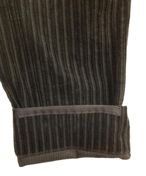 VERSACE（ヴェルサーチェ）VERSACE (ヴェルサーチェ) コーデュロイパンツ ブラック サイズ:52の古着・服飾アイテム