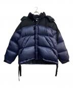 YSTRDY'S TMRRWイエスタデイズトゥモロウ）の古着「ダウンジャケット　YT-jU0351」｜ネイビー×ブラック