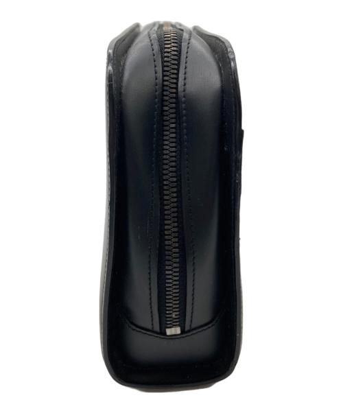 Cartier（カルティエ）Cartier (カルティエ) パシャ レザークラッチバッグ ブラックの古着・服飾アイテム
