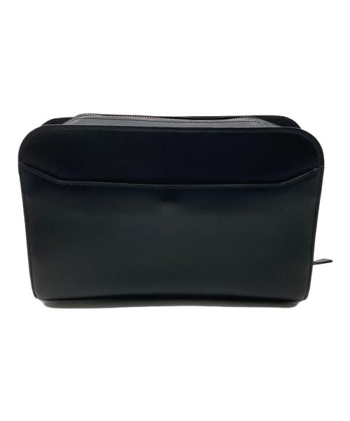 Cartier（カルティエ）Cartier (カルティエ) パシャ レザークラッチバッグ ブラックの古着・服飾アイテム