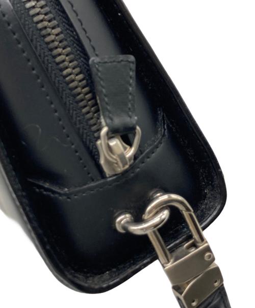 Cartier（カルティエ）Cartier (カルティエ) パシャ レザークラッチバッグ ブラックの古着・服飾アイテム