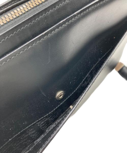 Cartier（カルティエ）Cartier (カルティエ) パシャ レザークラッチバッグ ブラックの古着・服飾アイテム