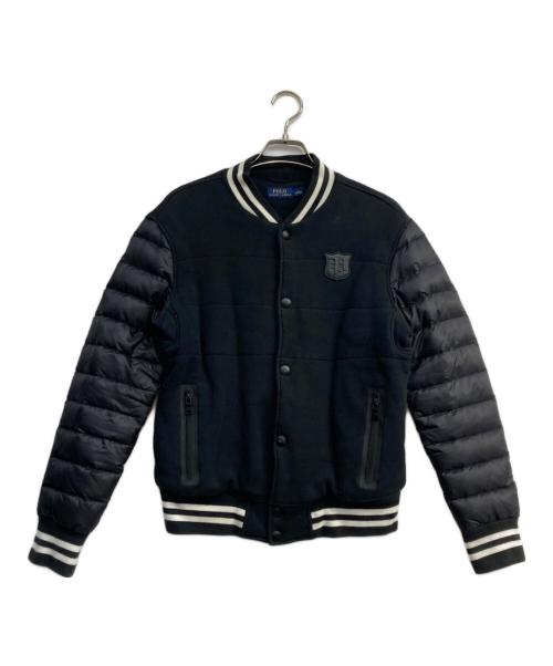 POLO RALPH LAUREN（ポロ・ラルフローレン）POLO RALPH LAUREN (ポロ・ラルフローレン) ダウンアワードジャケット ブラック サイズ:Sの古着・服飾アイテム