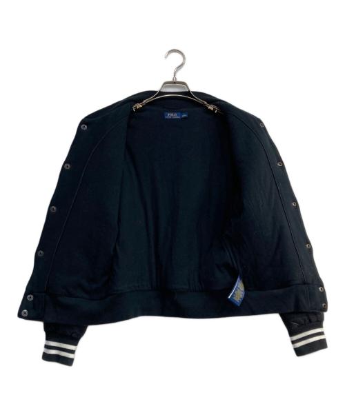 POLO RALPH LAUREN（ポロ・ラルフローレン）POLO RALPH LAUREN (ポロ・ラルフローレン) ダウンアワードジャケット ブラック サイズ:Sの古着・服飾アイテム