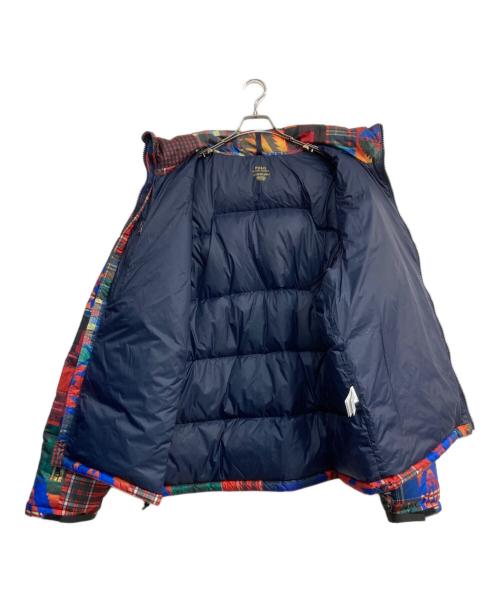 POLO RALPH LAUREN（ポロ・ラルフローレン）POLO RALPH LAUREN (ポロ・ラルフローレン) パッチワークネイティブ柄ダウンジャケット マルチカラー サイズ:XXLの古着・服飾アイテム
