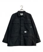 WTAPSダブルタップス）の古着「JMOD 02/LS/CTPL.TWILL.PROTECT」｜ブラック