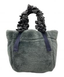 LUDLOW（ラドロー）の古着「フェイクファー トートバッグ」｜グレー