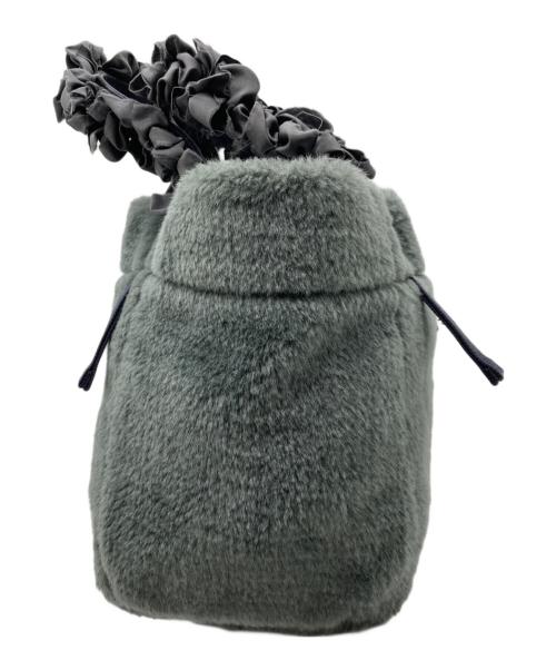 LUDLOW（ラドロー）LUDLOW (ラドロー) フェイクファー トートバッグ グレーの古着・服飾アイテム