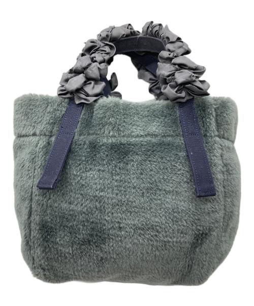 LUDLOW（ラドロー）LUDLOW (ラドロー) フェイクファー トートバッグ グレーの古着・服飾アイテム