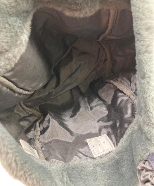 LUDLOW（ラドロー）LUDLOW (ラドロー) フェイクファー トートバッグ グレーの古着・服飾アイテム
