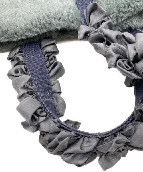 LUDLOW（ラドロー）LUDLOW (ラドロー) フェイクファー トートバッグ グレーの古着・服飾アイテム