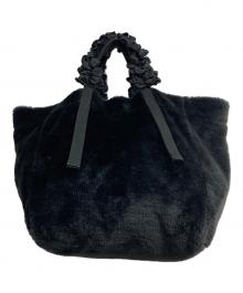 LUDLOW（ラドロー）の古着「フェイクファートートバッグ」｜ブラック