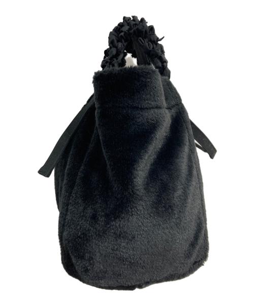 LUDLOW（ラドロー）LUDLOW (ラドロー) フェイクファートートバッグ ブラックの古着・服飾アイテム