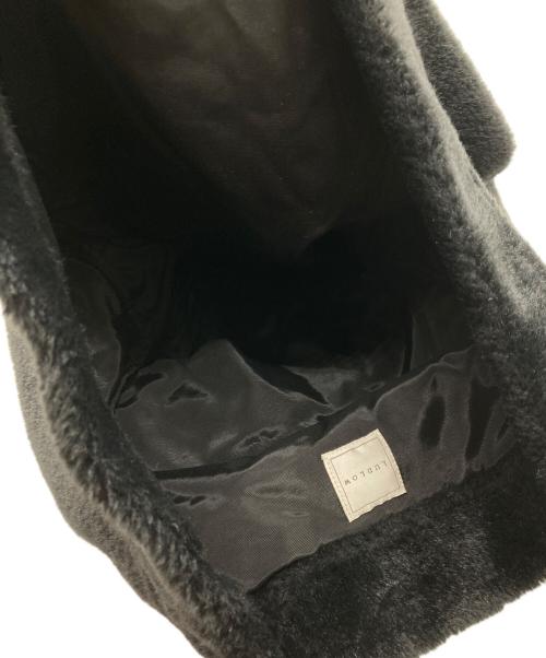 LUDLOW（ラドロー）LUDLOW (ラドロー) フェイクファートートバッグ ブラックの古着・服飾アイテム