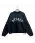 stussy（ステューシー）の古着「Sun Faded Oversized Crew スウェット」｜ブラック×グレー