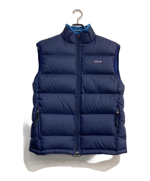 Patagonia（パタゴニア）Patagonia (パタゴニア) ダウンベスト　68341 F6　キッズ規格 ネイビー サイズ:XLの古着・服飾アイテム