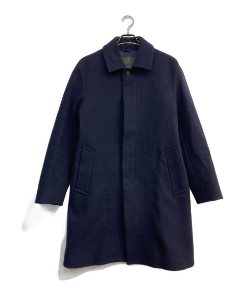 MACKINTOSH LONDON（マッキントッシュ ロンドン）MACKINTOSH LONDON (マッキントッシュ ロンドン) ウールステンカラーコート ネイビー サイズ:38の古着・服飾アイテム