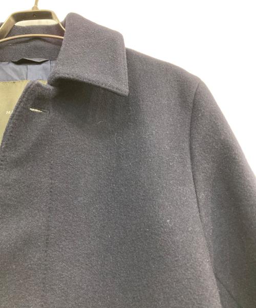 MACKINTOSH LONDON（マッキントッシュ ロンドン）MACKINTOSH LONDON (マッキントッシュ ロンドン) ウールステンカラーコート ネイビー サイズ:38の古着・服飾アイテム