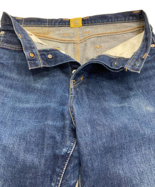 THE BLUEST OVERALLS（ザ ブルーエスト オーバーオールズ）THE BLUEST OVERALLS (ザ ブルーエスト オーバーオールズ) BIG T DENIM PANTS インディゴ サイズ:30の古着・服飾アイテム