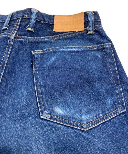 THE BLUEST OVERALLS（ザ ブルーエスト オーバーオールズ）THE BLUEST OVERALLS (ザ ブルーエスト オーバーオールズ) BIG T DENIM PANTS インディゴ サイズ:30の古着・服飾アイテム