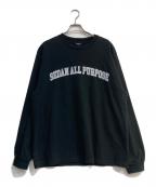 SEDAN ALL-PURPOSEセダンオールパーパス）の古着「Arch Logo L/S Tee」｜ブラック