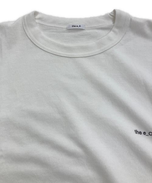 the e C(The Editor's Choice)（ザエディターズチョイス）the e C(The Editor's Choice) (ザエディターズチョイス) 半袖Tシャツ ホワイト サイズ:Ⅼの古着・服飾アイテム