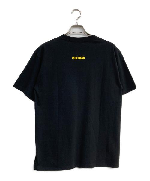 MINNANO（ミンナノ）MINNANO (ミンナノ) FRUIT OF THE LOOM (フルーツオブザルーム) プリントTシャツ ブラック サイズ:Mの古着・服飾アイテム