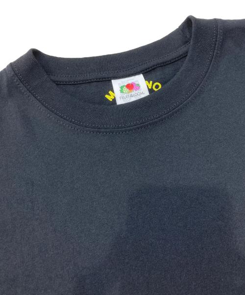 MINNANO（ミンナノ）MINNANO (ミンナノ) FRUIT OF THE LOOM (フルーツオブザルーム) プリントTシャツ ブラック サイズ:Mの古着・服飾アイテム