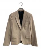 GUCCIグッチ）の古着「カシミヤ混テーラードジャケット」｜ベージュ