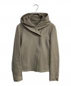 theory luxeセオリーリュクス）の古着「SUPER SOFT LEATHER ジャケット　03-9360913」｜ベージュ