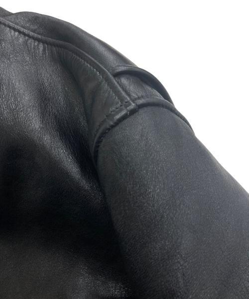 SCHOTT BROS.（ショット）SCHOTT BROS. (ショット) シングルライダースホースレザージャケット　USA製 Perfectoサボテンタグ復刻　641HH ブラック サイズ:46の古着・服飾アイテム